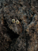 prestashop:1:4416:21305 | Gold Green Jade Stud Earrings-Small