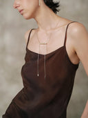 prestashop:1:4418:21296 | Silver Green & White Jade Square & Circle Toggle Necklace