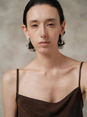 prestashop:1:4419:21292 | Silver Green & White Jade Square & Circle Drop Earrings