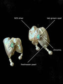 prestashop:1:4427:25540 | White Pearl Opal Earring-Single