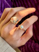 prestashop:1:4434:21600 | Silver Opal-Inlaid Pearl  Ring