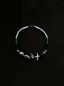 prestashop:1:4436:21590 | Vintage-Style Faceted Leather Fine Multigem Necklace