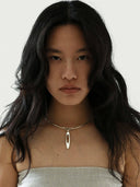 prestashop:1:4442:21827 | Silver Oval Pendant Necklace