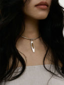 prestashop:1:4442:21828 | Silver Oval Pendant Necklace