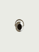 prestashop:1:4445:21814 | Silver Calf Leather Inlaid Oval Ring