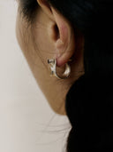 prestashop:1:4448:21806 | Silver Hoop Stud Earrings