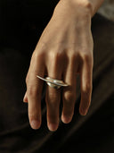 prestashop:1:4451:21793 | Silver Crescent Flow Ring
