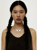prestashop:1:4453:21782 | Silver Orbit Curve Necklace with Meteorite