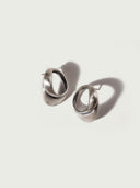 prestashop:1:4492:21649 | Silver Sculpted Motion Earrings