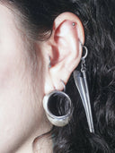 prestashop:1:4492:21652 | Silver Sculpted Motion Earrings