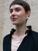 prestashop:1:4496:21867 | Silver Brushed Texture Necklace