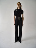 prestashop:1:4507:22309 | Black Asymmetric Stretch Fitted Top
