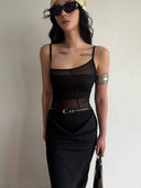 prestashop:1:4512:22281 | Black Removable-Sleeve Fitted Bodysuit