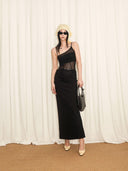 prestashop:1:4512:22282 | Black Removable-Sleeve Fitted Bodysuit