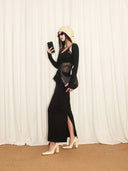 prestashop:1:4512:22283 | Black Removable-Sleeve Fitted Bodysuit