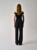 prestashop:1:4516:22272 | Black Low-Rise Wide-Leg Tailored Wool Pants