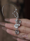 prestashop:1:4524:21954 | Silver Blue Dew Stud & Cuff Set