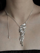 prestashop:1:4525:21950 | Silver Wisteria Leaf Necklace