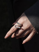 prestashop:1:4529:21926 | Silver Green Serpent Ring
