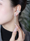 prestashop:1:4539:21878 | Silver Rainfall Bloom Stud & Clip Set