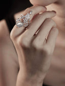 prestashop:1:4540:21874 | Silver Garden Dew Rose Ring