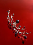 prestashop:1:4555:21996 | Black Pearl Thorn Earrings