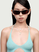 prestashop:1:4578:22231 | Brown Metal Inlay Sunglasses