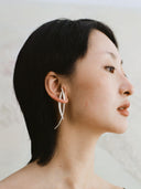 prestashop:1:4580:22223 | Long Silver Arc Sprout Earring-Single
