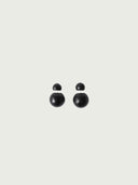 prestashop:1:4582:22214 | Compounded Small  Orb  Earrings in  Ebony  Wood