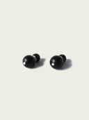 prestashop:1:4584:23806 | Compounded Large  Orb  Earrings in  Ebony  Wood