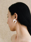 prestashop:1:4588:22192 | Moonstone Textured  Silver Earrings
