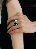prestashop:1:4589:22174 | Ripple Open Ring in Ebony Wood