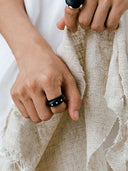 prestashop:1:4596:22142 | Ju,Ebony and Silver Ring( Small-L)