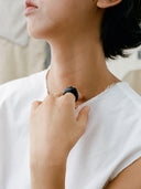 prestashop:1:4596:22144 | Ju,Ebony and Silver Ring( Small-L)