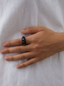 prestashop:1:4596:22145 | Ju,Ebony and Silver Ring( Small-L)