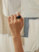 prestashop:1:4597:22136 | Ju,Ebony and Silver Ring(Large-L)