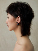 prestashop:1:4603:22107 | Wayfarer’s Fruit, Small Ebony Sterling Silver Earrings