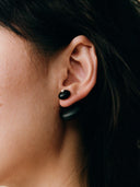 prestashop:1:4603:22108 | Wayfarer’s Fruit, Small Ebony Sterling Silver Earrings