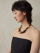 prestashop:1:4607:22092 | Blessed Fruit, Ebony Boxwood and Zebra Wood Carved Beaded Necklace
