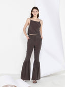 prestashop:1:4615:22430 | Starry Tencel Pleated Flared Pants