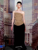 prestashop:1:4617:22420 | Asymmetrical Cupro Bustier Top