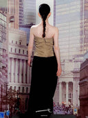 prestashop:1:4617:22422 | Asymmetrical Cupro Bustier Top