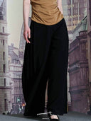 prestashop:1:4618:22446 | Side Pleat Suit Wide Leg Pants
