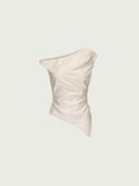 prestashop:1:4620:22398 | Asymmetrical Shoulder Linen Top