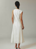 prestashop:1:4624:22373 | Linen Tencel Sleeveless Long Dress