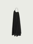 prestashop:1:4626:22362 | Black Tencel Tulle Double Layered Strap Long Dress