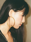 prestashop:1:4638:22508 | Gold Full Hoop Earrings- Large