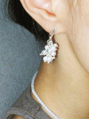 prestashop:1:4641:22494 | Silver Plum Berry Pearl Earrings