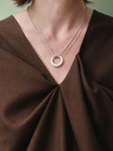 prestashop:1:4642:22600 | Silver Slit Of Light Necklace