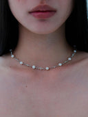 prestashop:1:4670:22654 | Silver Plus Pearl Necklace